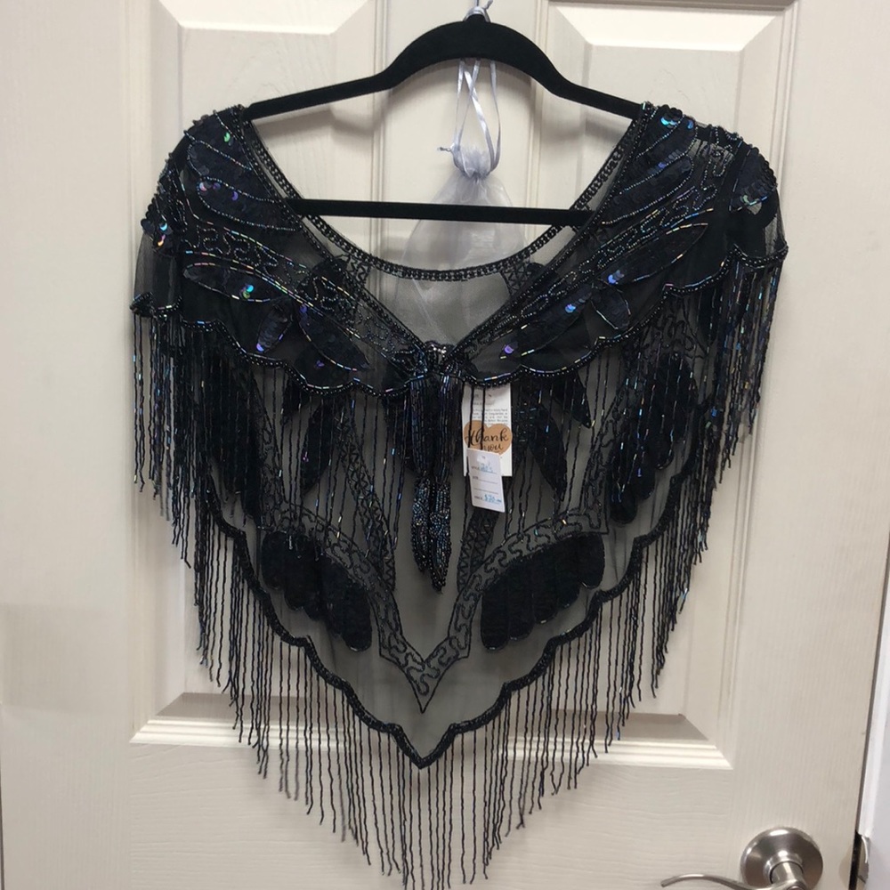 Beaded shawl